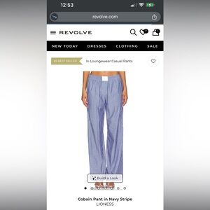 Lioness Blue Striped Pants
